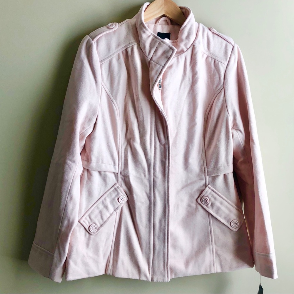 NWT Rampage Blush Pink Wool Coat